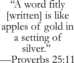Proverbs 25:11
